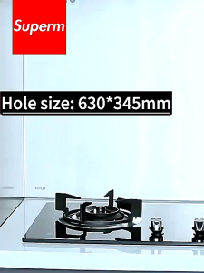 Superm Built-in double-burner gas stove household Automatic With hobbing and tempered panel glass gas stove