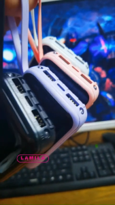 Pin dự phòng 20000mAh 10000mAh sạc nhanh dung lượng lớn đi kèm 4 dây đa năng cho điện thoại di động