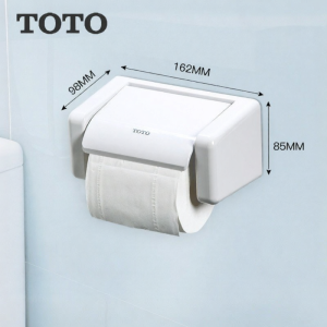 Drill-Free Tissue Holder with Mobile Shelf