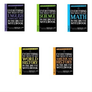 Educational/5 Books Everything You Need to Ace Math World History Science