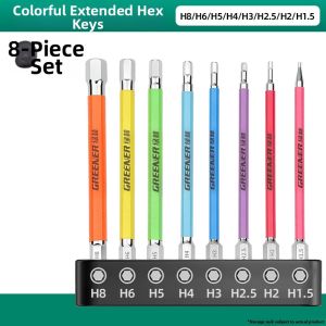 Strong Magnetic High Hardness Hexagonal Bits Set