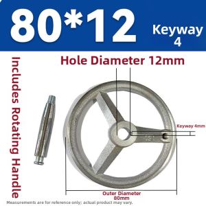 Round Wave Flanged Handwheel Machine Operation