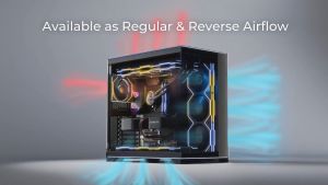 NEW ! [ TL ดูดเข้า/เป่าออก] Fancase Lian Li TL rgb BLACK WHITE ขาว ดำ Fan case 120mm 140mm พัดลม REVERSE TL120 TL140 lianli