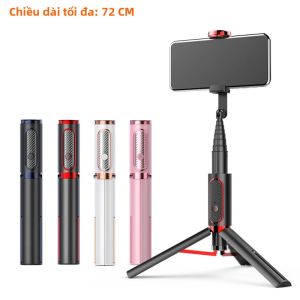 Chân Máy Bluetooth Selfie Stick Chân Đế Mở Rộng Từ Xa Không Dây Cho iPhone Điện Thoại Di Động Tiktok Phát Trực Tiếp - Phụ Kiện Chụp Ảnh Di Động