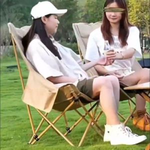 OKGO High Back Lightweight Foldable Chairs Outside Chair Lawn Folding Chair Camping Chair fishing chair Buy 1 Take 1 Chair and Table set