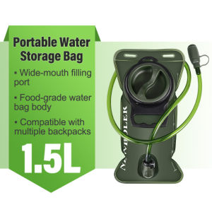 NEWBOLER | NEWBOLER Water Bladder Water Reservoir Hydration Pack Storage Bag BPA Free 1.5L 2L 3L Outdoor Running Hydration Vest Backpack 