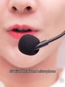 SHIDU SD-S5 Wired Microphone Headset Mic | Headphones | Mikrofon | Elastic Headband Microphone