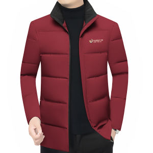 Mens Winter Thickened Warm Stand Collar Casual Cotton Jacket TUCANO Standard Fit Fashion Urban Style Long Sleeve Business Casual