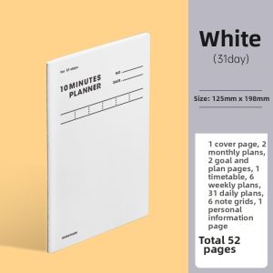 31 Days Time Management Study Planner