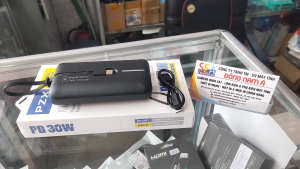 Pin Dự Phòng PZX 30W - 10.000mAh - 2 Dây Type C & Lightning - V56
