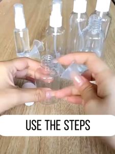 Reusable Portable Alcohol Spray Bottle Empty Hand Sanitizer Bottle
