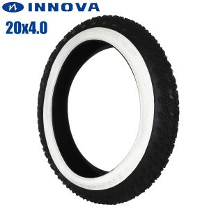 Innova | Fat Bike Tire 20x4.0 Innova White Wall Anti Slip Snow Beach E Bike Bicycle Tyre
