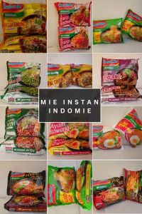 Mie Instan Indomie goreng dan kuah dengan berbagai pilihan rasa ada rasa rendang ayam geprek original rica-rica Aceh cabe ijo seblak hot jeletot empal gentong mie kocok Bandung ayam bawang dan soto ayam