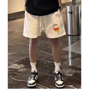 Quần Short Nam Họa Tiết Hoạt Hình Nhạt Màu Dáng Rộng Mùa Hè 2025 Quần Năm Điểm Thường Ngày Cho Thanh Thiếu Niên
