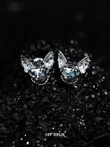 1ST XULIE | Bông Tai Dây Chuyền Phong Cách Dark Y2K cho Nữ
