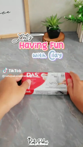 Tanah Liat Das White 250gr Modeling Clay Putih