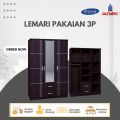 [GRATIS ONGKIR] Lemari Pakaian Olympic 3 Pintu / Lemari Olympic / Lemari Minimalis. 