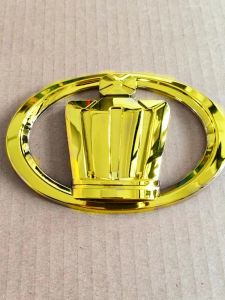 05-19 New and Old 12 Generation 13 Generation 14 Generation Crown Car Logo Back Case Cover Sticker Change Decoration Golden Crown