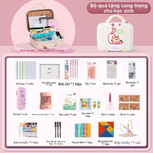 deli | Bộ Quà Tặng Dụng Cụ Học Tập Thân Thiện Với Nữ Có Búp Bê Dễ Thương