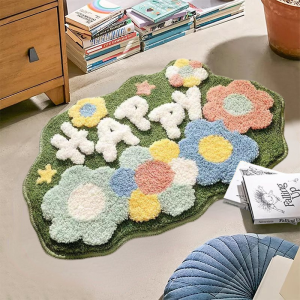 Floor Mat Home Carpet Anti-slip Bathroom Mat Bath Mat Absorbent Doormat Soft Bedroom Bed Mat Ins Home Decoration