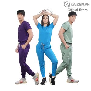 Scrub Suit 2nd Gen KSS2G-13 Full Chest Stitch Design Top Cargo Jogger Pants Series