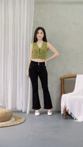Eleora Fashion: Celana Jeans Wanita Highwaist Stretch Bangkok Style