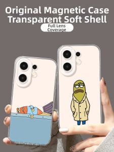 CIJING | Transparent Cartoon Protective Case for Vivo S16e Shockproof Soft