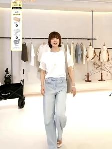 Soft Culottes Harlan Style Denim Jeans