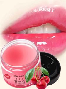 Night Repair Cherry Lip Mask Hydrating Moisturizing Soften Lip Lines Womens Lip Care Gloss Protect against Dry Chapped Lips