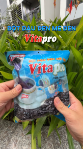 Bột đậu đen mè đen không đường Vitapro (thùng 20 gói)