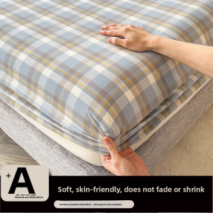 HAOMIAN | All-Season New Model Washed Cotton Blend Full Mattress Protector Cover
