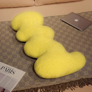 Cute Wave Shape Pillow Long Strip Leg Supporter Sleep Aid Maternity Side Sleeper Womens Gift Bed Headrest PVC+Flocking