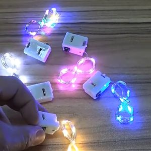 Dây Đèn Nháy Led Trang Trí Fairylight Đom Đóm Có Sẵn Pin - Decoration