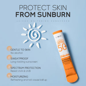 LAIKOU Whitening Sunscreen UV Protection Tone Up Waterproof Travel Size SPF 50+ Sunblock 8g