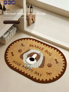 JIAYOUYA | Thảm Nhà Tắm Hấp Thủy Chống Trượt Chống Bẩn Hình Dạng Cao Cấp