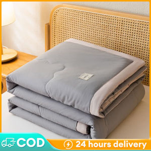 Selimut Summer Quilt 100% cotton Queen / King Size Selimut kapas Air Conditioning Thin Blanket 毛毯/空调被 Washable