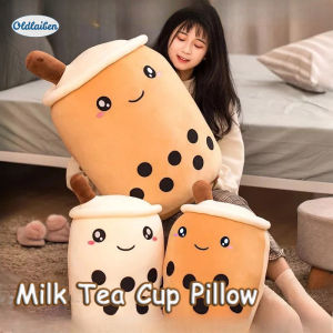 oldlaiben 25/35/50cm Cute Milk Tea Cup Pillow Stuffed Plush Toy Doll Simulation Fruit Tea Cup Plush Toy Kids Gift Girl Birthday Surprise
