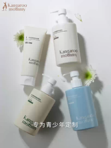 Kangaroo Mommy Teenager Hair Shampoo Oil Control Anti Dandruff Relieve Itching Head 300g 袋鼠妈妈青少年洗发露 300g