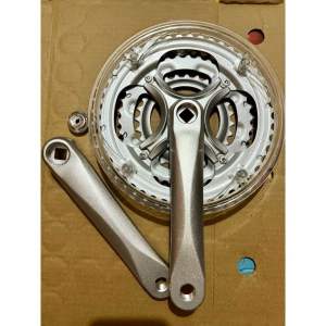 Bộ đùi đĩa xe đạp 3 tầng 48 răng chất liệu nhôm