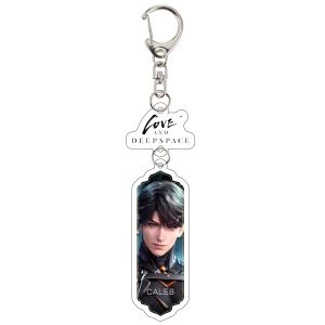 Bandai | For Anime Love DeepSpace Valko Acrylic Keychain Xavier Zayne Rafayel Sylus Colorful Acrylic Key Ring Backpack Decorative Pendant