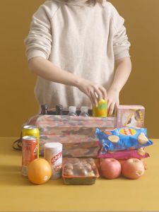 Foldable Shopping Bag Supermarket Bag Large-capacity Portable Print Eco Shopping Bag Waterproof Outdoor Travel Storage Bag