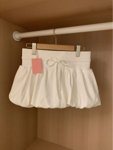 Váy Ngắn Chữ a Màu Trắng Cạp Cao Cho Nữ Mùa Hè Váy Ngắn Thể Thao Váy Ngắn Xếp Nếp Váy Ngắn Chữ A Váy Ngắn Thể Thao