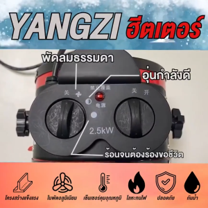 [พร้อมส่งจ้า]เครื่องทำความร้อน1500w ฮีตเตอร์ พกพา 2โหมด (ร้อน/เย็น) รีโมทคอนโทรล ป้องกันล้มอัตโนมัติ