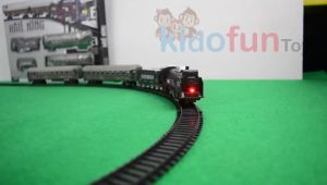 Mainan Kereta Rail King Gerbong Penumpang dan Barang 18 Pcs - 13 pcs Classic Train Track
