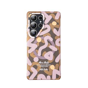 Sanptoch For Magsafe Color Graffiti Phone Case For Samsung Galaxy S25 / S24 Ultra Soft TPU Frame + Hard PC Cover For Galaxy S25 Ultra Magnetic Cartoon Matte Transparent Protection Casing