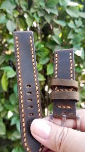 Tali Jam Kulit Sapi Hitam JM8923 COD Strap