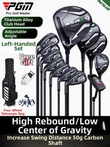 PGM GOLF | Mens Left-handed Complete Carbon Lightweight High-bounce Golf Clubs