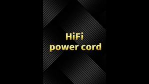 YYAUDIO Hi-Fi Oxygen-Free Copper Audio Power Cord HiFi Power Amplifier CD Tube Amplifier Power Upgrade Cable Gold-Plated Plug