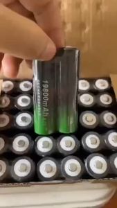 (stok Habis)100% Asli GTF 18650 Baterai Li-Ion Baterai isi ulang 19800mah 3.7V untuk senter senter LED