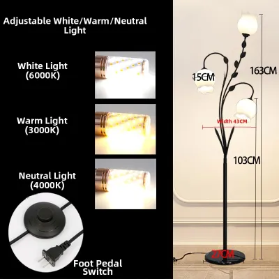 QIXIONG | Modern Nordic Style Remote Control Floor Lamp